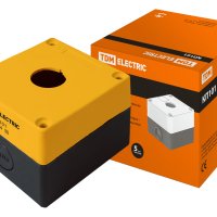 Kорпус TDM КП101 для кнопок 1место желтый (1)