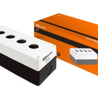 Kорпус TDM КП104 для кнопок 4 места белый (1)
