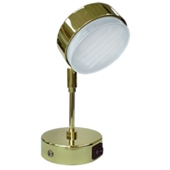 Ecola GX53 FT4173 cветильник поворотный на среднем кроншт. золото 210x80  [FG5341ECB.]