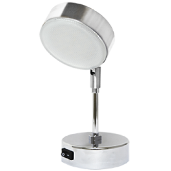 Ecola GX53 FT4173 cветильник поворотный на среднем кроншт. хром 210x80  [FC5341ECB.]