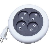 Удлинитель-рулетка 4гнезда 7м ШВВП 1300Вт 2x0.75мм² Универсал У6-002 (25)*