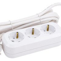 Удлинитель 3гнезда 3м с заземлением ПВС 3680Вт 3x1.5мм² Универсал Премиум E-303 (30)