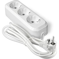 Удлинитель 3гнезда 5м с заземлением ПВС 3680Вт 3x1.5мм² Универсал Премиум E-303 (20)