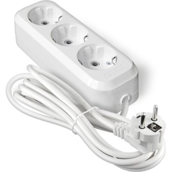 Удлинитель 3гнезда 5м с заземлением ПВС 3680Вт 3x1.5мм² Универсал Премиум E-303 (20)