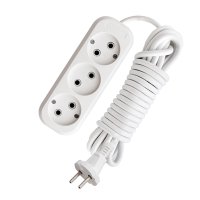 Удлинитель 3гнезда  7м без заземления ПВС 2200Вт 2x1мм² Универсал Премиум E-203 (30)