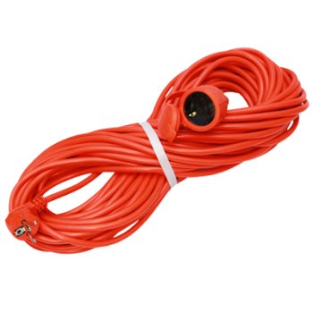 Удлинитель-шнур 1гнездо 30м с заземлением ПВС 2200Вт 3x0.75мм² Универсал УШ-10 (10)