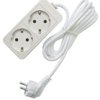 Удлинитель 2гнезда  3м с заземлением ПВС 3500Вт 3x1мм² Союз (40)