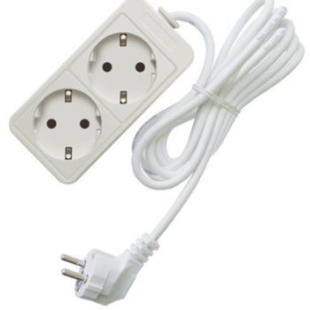 Удлинитель 2гнезда  7м с заземлением ПВС 3500Вт 3x1мм² Союз (30)