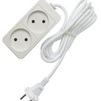 Удлинитель 2гнезда 10м без заземления ПВС 2200Вт 2x0.75мм² Союз (30)