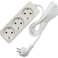 Удлинитель 3гнезда  1.5м с заземлением ПВС 3500Вт 3x1мм² Союз (35)