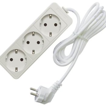 Удлинитель 3гнезда  1.5м с заземлением ПВС 3500Вт 3x1мм² Союз (35)