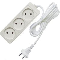 Удлинитель 3гнезда  5м без заземления ПВС 2200Вт 2x0.75мм² Союз (35)