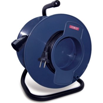 Удлинитель-катушка 1гнездо 20м без заземления ПВС 2200Вт 2x1мм² Союз