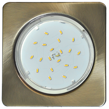 Светильник точечный квадрат GX53 черненая бронза Ecola H4 Square плоский к+ (10/50)