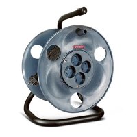 Удлинитель-катушка 4гнезда 30м с заземлением ПВС 3500Вт 3x1.5мм² Союз