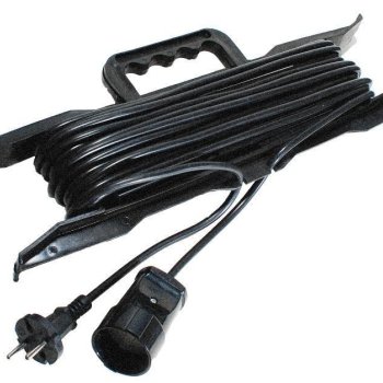 Удлинитель-рамка 1гнездо 10м без заземления ПВС 2200Вт 2x1мм² Союз (12)