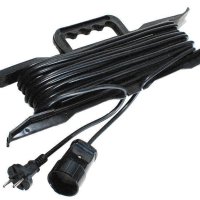 Удлинитель-рамка 1гнездо 50м без заземления ПВС 2200Вт 2x1мм² Союз (8)*