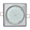 Светильник точечный квадрат GX53 хром Ecola H4 Square к+ (10/50)