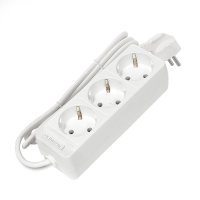 Удлинитель 3гнезда 1,5м с заземлением ПВС 2200Вт 3х0,75мм² DOMTOK Лидер (35)