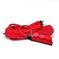 Удлинитель 3гнезда 10м с заземлением КГ 3х1,5мм² 3500Вт IP44 DOMTOK АРКТИК (10)
