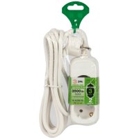 Удлинитель электрический ЭРА UDL-16-230-E Greenline 2 розетки с заземлением 3м ПВС 3x1мм2 (20)