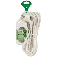 Удлинитель электрический ЭРА UDL-16-250-E Greenline 2 розетки с заземлением 5м ПВС 3x1мм2 (20)