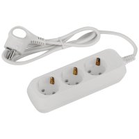 Удлинитель электрический ЭРА UDL-10-315-E Greenline 3 розетки с заземлением 1,5м ПВС 3x0.75мм2 (20)