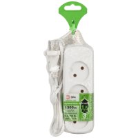Удлинитель электрический ЭРА UDL-16-315-E Greenline 3 розетки с заземлением 1,5м ПВС 3x1мм2 (20)