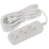 Удлинитель электрический ЭРА UDL-10-370 Greenline 3 розетки без заземления 7м ПВС 2x1мм2 (12)
