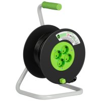 Удлинитель-катушка 4гн 30м с/з ПВС 2200Вт 3x1.00мм² Greenline (2)