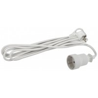 Удлинитель 1гнездо  5м с заземлением ПВС 2200Вт 3x0.75мм² Эра (10)