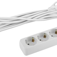 Удлинитель 3гнезда  1.5м с заземлением ПВС 2200Вт 3x0.75мм² Эра (20)