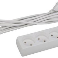Удлинитель 3гнезда 3м без заземления 1300Вт Эра (20)