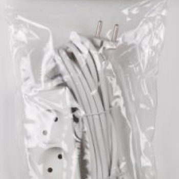 Удлинитель 3гнезда  5м без заземления ПВС 2200Вт 2x1мм² Эра (20)