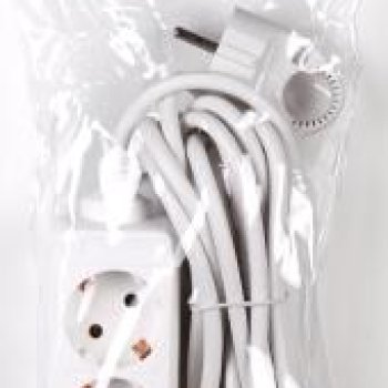 Удлинитель 3гнезда  5м с заземлением ПВС 2200Вт 3x0.75мм² Эра (20)