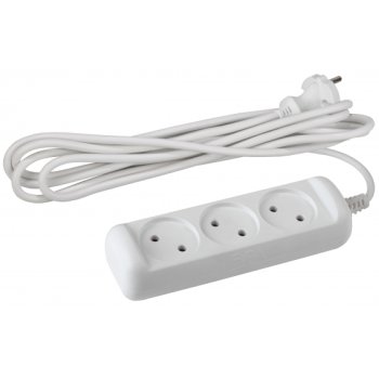 Удлинитель 3гнезда  7м без заземления ПВС 2200Вт 2x1мм² Эра (12)