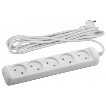 Удлинитель 5гнёзд  3м без заземления ПВС 2200Вт 2x1мм² Эра (20)