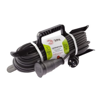 UFx-1e-3x1,5-20m-IP44(KG) ЭРА ЭРА Удлинитель силовой на рамке c/з 1 гн 20м КГ 3х1.5 (5/120)