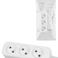 Удлинитель 3гн  7м без заземления ПВС 2300Вт 2x0.75мм² НАРОДНЫЙ (34)