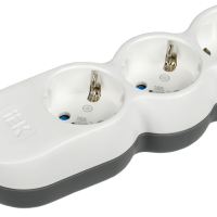 Удлинитель 3гнезда  1.5м заземление 3500Вт ПВС 3х1,5мм² IEK UNO У03 (14)