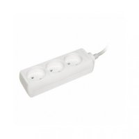 Удлинитель 3гнезда 3м без заземления ПВС 2200Вт 2х0.75мм² IEK У3 (12)