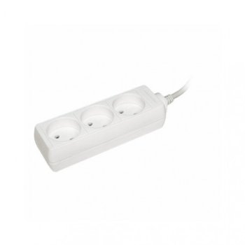 Удлинитель 3гнезда 3м без заземления ПВС 2200Вт 2х0.75мм² IEK У3 (12)