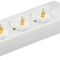 Удлинитель 3гнезда 5м c/з ПВС 2500Вт 3х1мм² У03 IEK GENERICA (40)