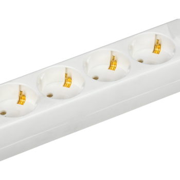 Удлинитель 5гн  1.5м c/з ПВС 2500Вт 3х1мм² У05 IEK GENERICA (40)