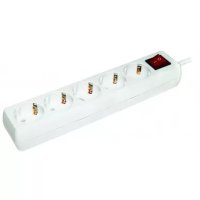 Удлинитель 5гнёзд 3м с заземлением выключатель ПВС 3500Вт 3x1мм² IEK У05К (6)