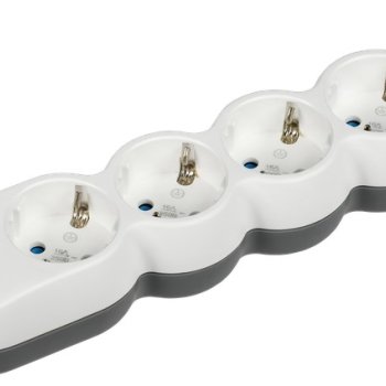 Удлинитель 5гнезд 5м заземление 3500Вт ПВС 3x1,5мм² IEK UNO (24)