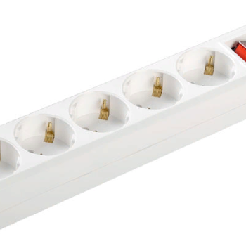 Удлинитель 5гнезд 5м заземление выключатель 3500Вт ПВС 3x1мм² IEK У05К (6)