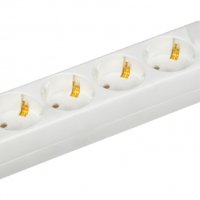 Удлинитель 5гнезд 7м заземление 2500Вт ПВС 3х1мм² Generica У05 (20)