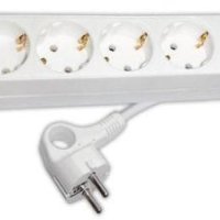 Удлинитель 5гнёзд  3м с заземлением выключатель ПВС 3500Вт 3x1мм² Kосмос (20)