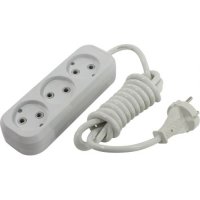 Удлинитель 3гнезда  2м без заземления ПВС 2200Вт 2x1мм² Smartbuy (50)